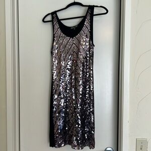 Sequin Mini Dress Size M